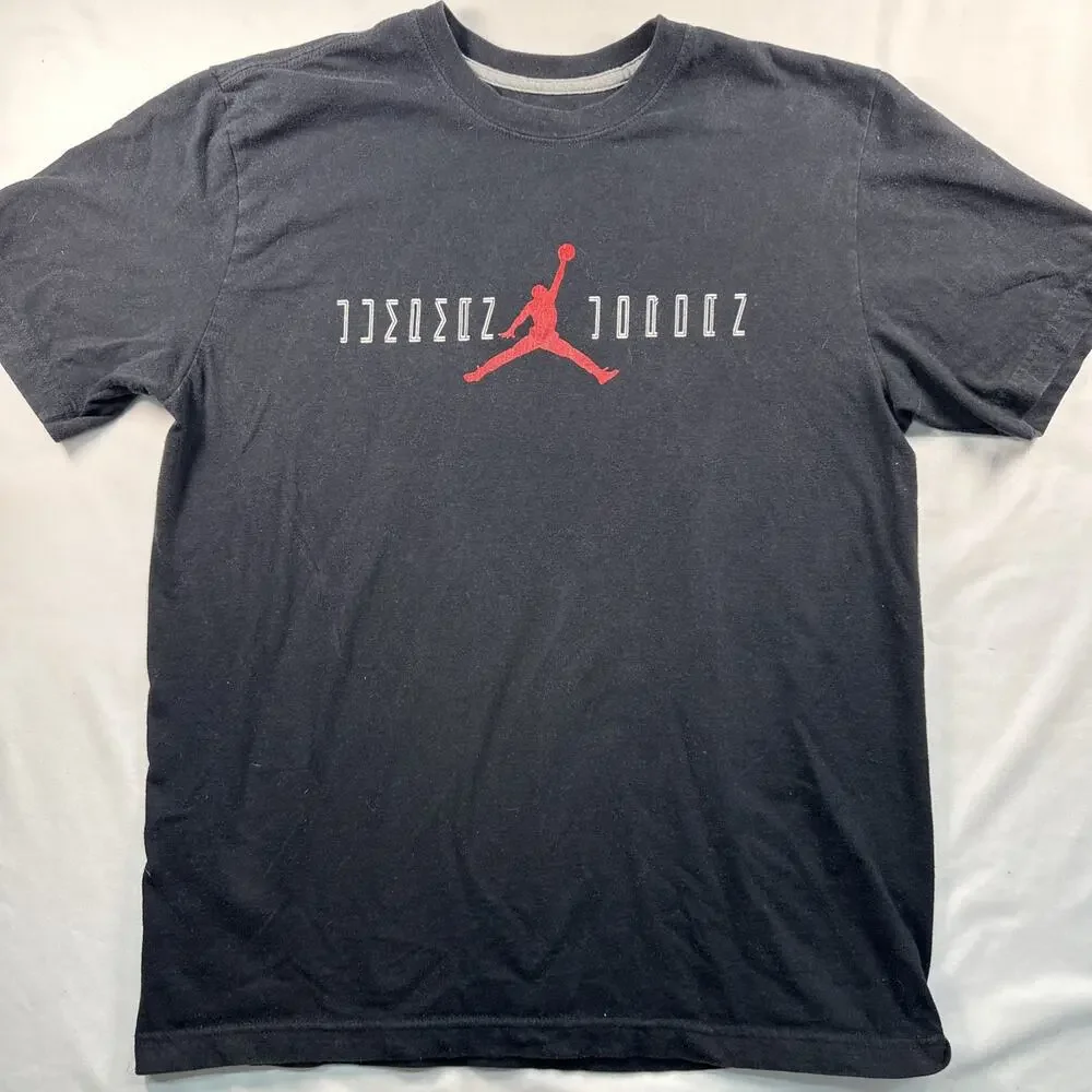 Nike Air Jordan Jumpman Logo Graphic T-Shirt Black Men’s Size M